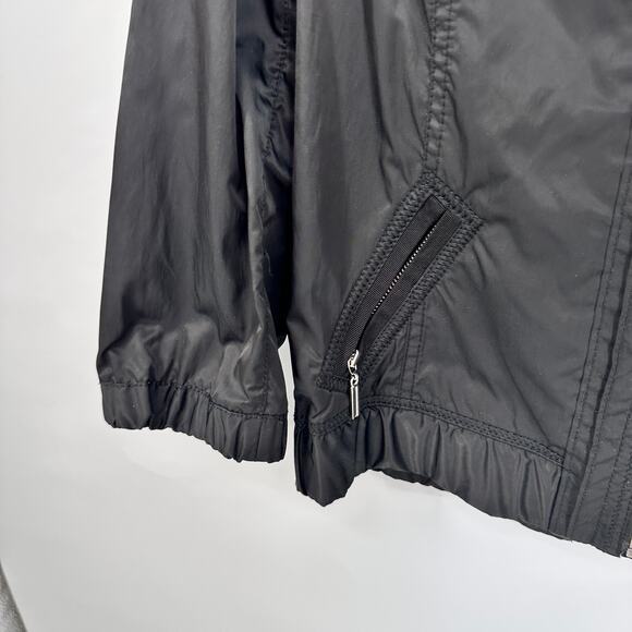 WHITE HOUSE BLACK MARKET Black Anorak Windbreaker Zipper Jacket // 6 - Picture 4 of 8